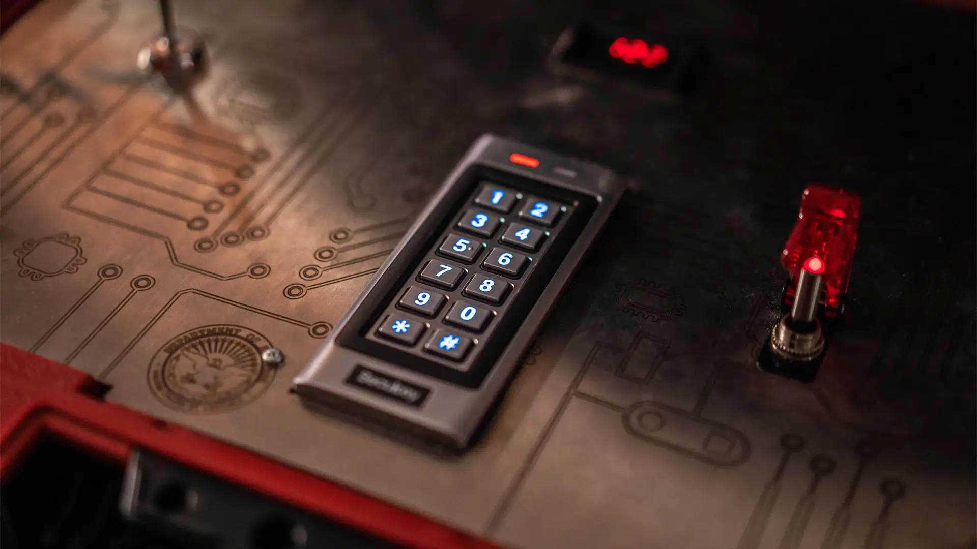 Escape room challenge at Game Over Escape Rooms